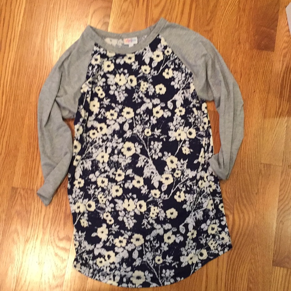Lularoe Randy XS Floral Blue